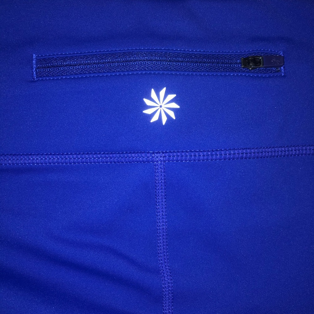 Athleta Size Large See Reflective Pattern Zip - image 4